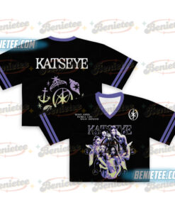 Katseye Kpop Football Jersey Crop Top Fan Inspired Katseye Band Tee Graphic Kpop Shirt