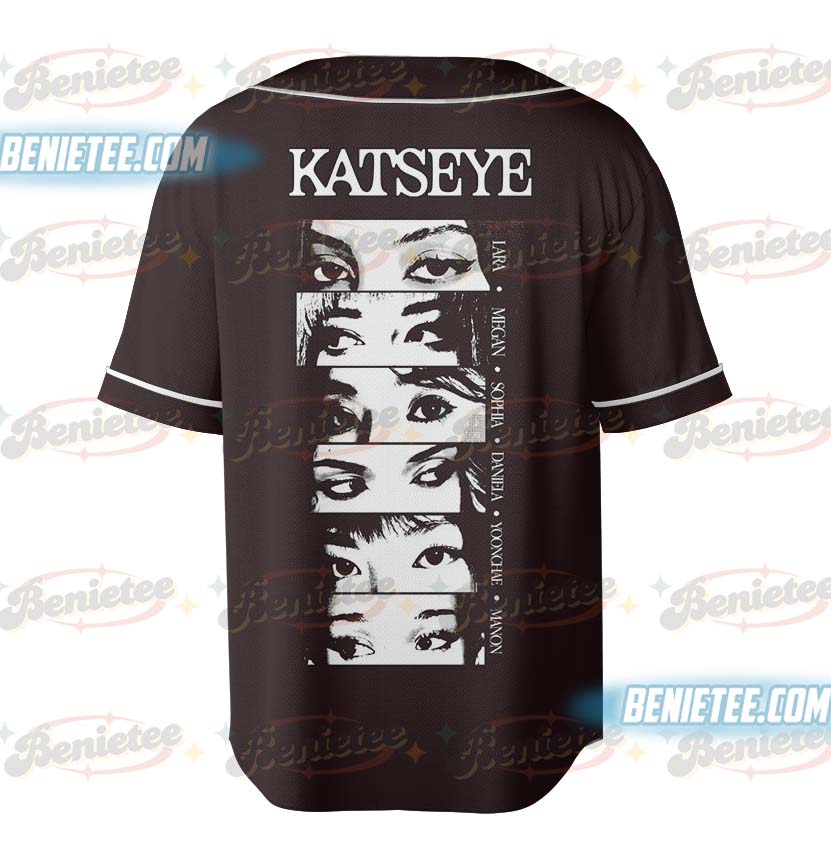 Katseye Kpop Baseball JErsey, Fan Inspired Katseye Band Jersey, Graphic Kpop Shirt, Unisex Katseye Merch, Concert Shirt - Image 3