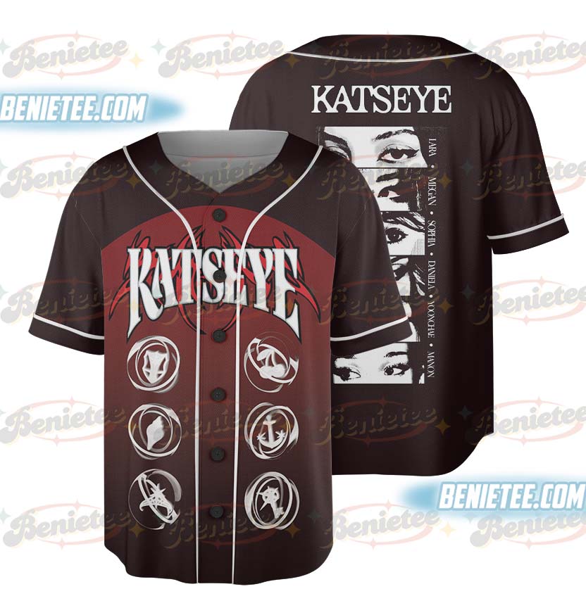 Katseye Kpop Baseball JErsey, Fan Inspired Katseye Band Jersey, Graphic Kpop Shirt, Unisex Katseye Merch, Concert Shirt