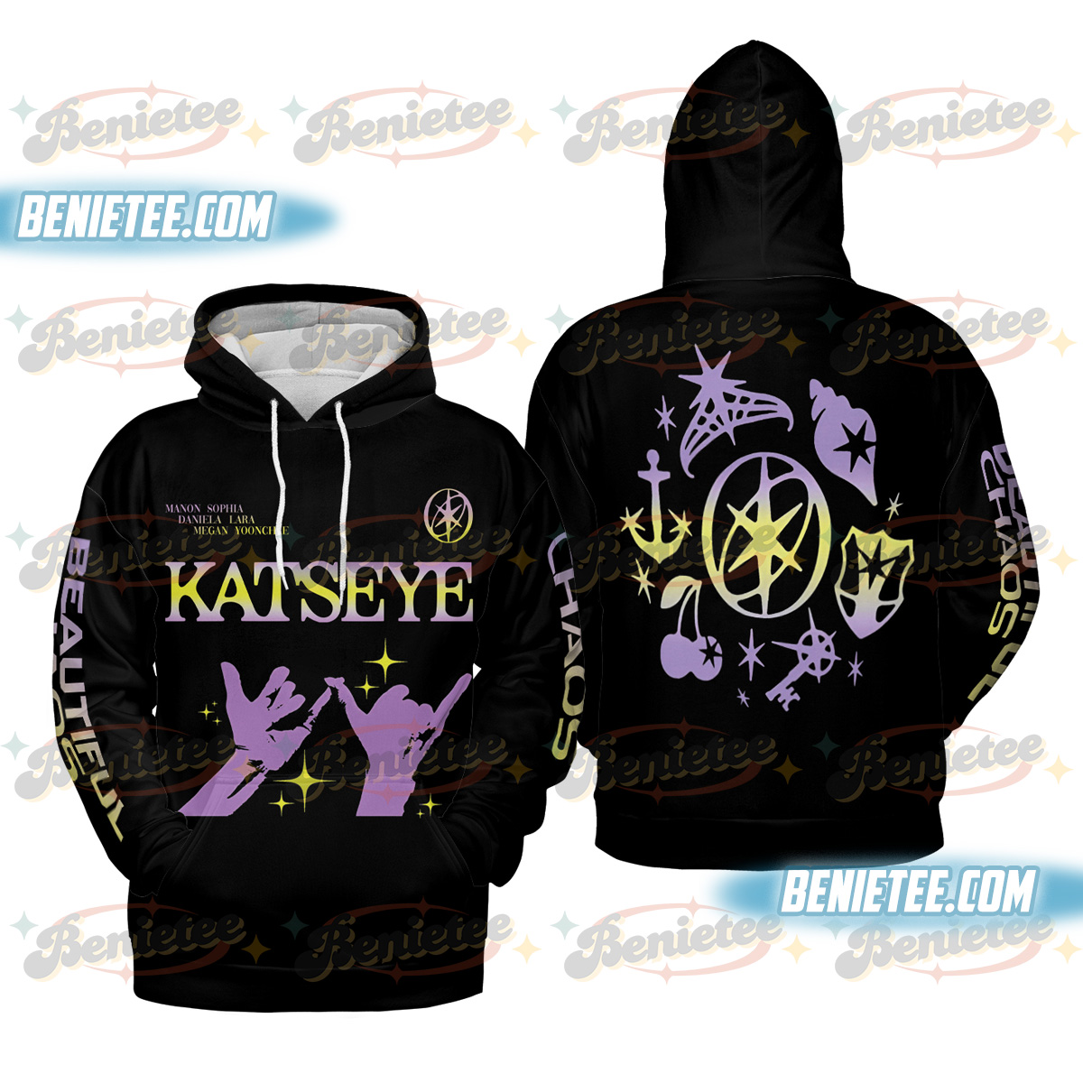 Katseye Kpop Hoodie 3D, Katseye Soft is Strong Album Shirt, Katseye Kpop Members Manon, Sophia, Daniela, Lara, Megan, Yoonchae Tee Sweater