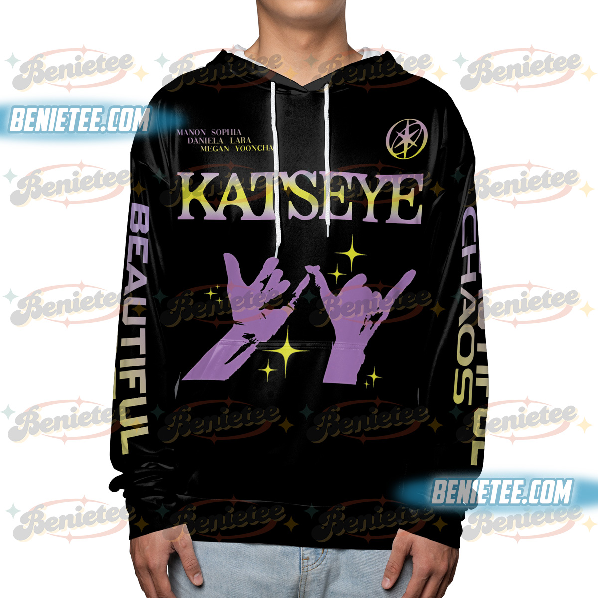 Katseye Kpop Hoodie 3D, Katseye Soft is Strong Album Shirt, Katseye Kpop Members Manon, Sophia, Daniela, Lara, Megan, Yoonchae Tee Sweater - Image 2