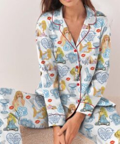Alternative view of Vintage Sabrina Carpenter Pajamas Set Long, Pop Music Merch Tee Casual Summe