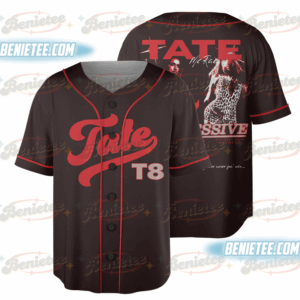 Vintage Tate McRae Concert Baseball Jersey, T8 McRae Fan Shirt, Pop Star Merch Gift, Unisex Tour T-Shirt