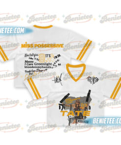 Tate McRae 2025 Concert Croptop Football Jersey, Miss Possessive Tour 2025, Tate McRae Fan Gift Shirt, Tate McRae Merch, Tate McRae Graphic Tee