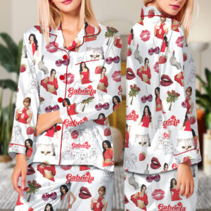 Katseye Pajamas Set, K-Pop Girl Group Pajamas Set Long, Katseye Daniela Lara Manon Megan Sophia Yoonchae Pajamas