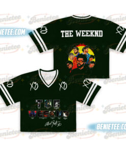 Rapper The Weeknd XO Tour 2025 Vintage Croptop Football Jersey
