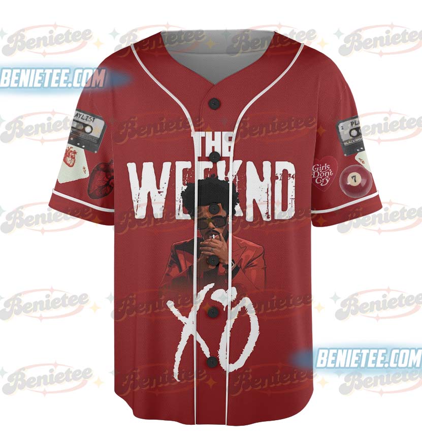 The Weeknd XO Logo Shirt Vintage Baseball Jersey - Image 2