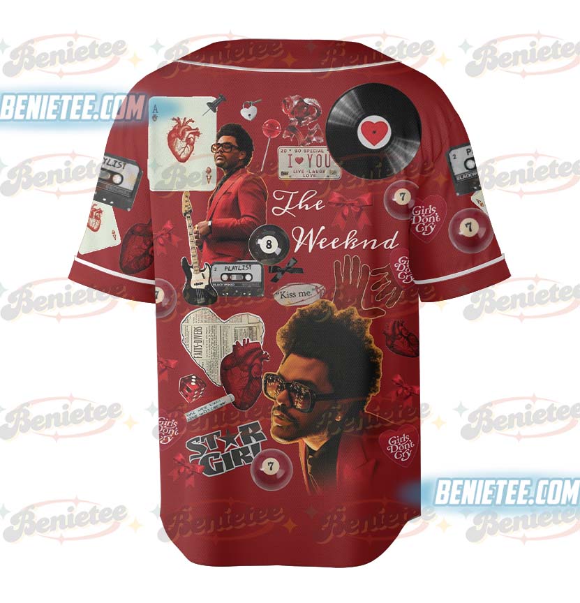 The Weeknd XO Logo Shirt Vintage Baseball Jersey - Image 4