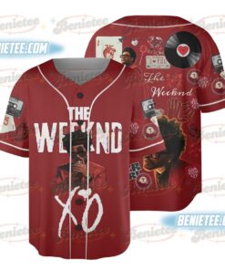 The Weeknd XO Logo Shirt Vintage Baseball Jersey