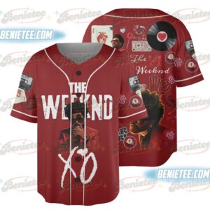 The Weeknd XO Logo Shirt Vintage Baseball Jersey