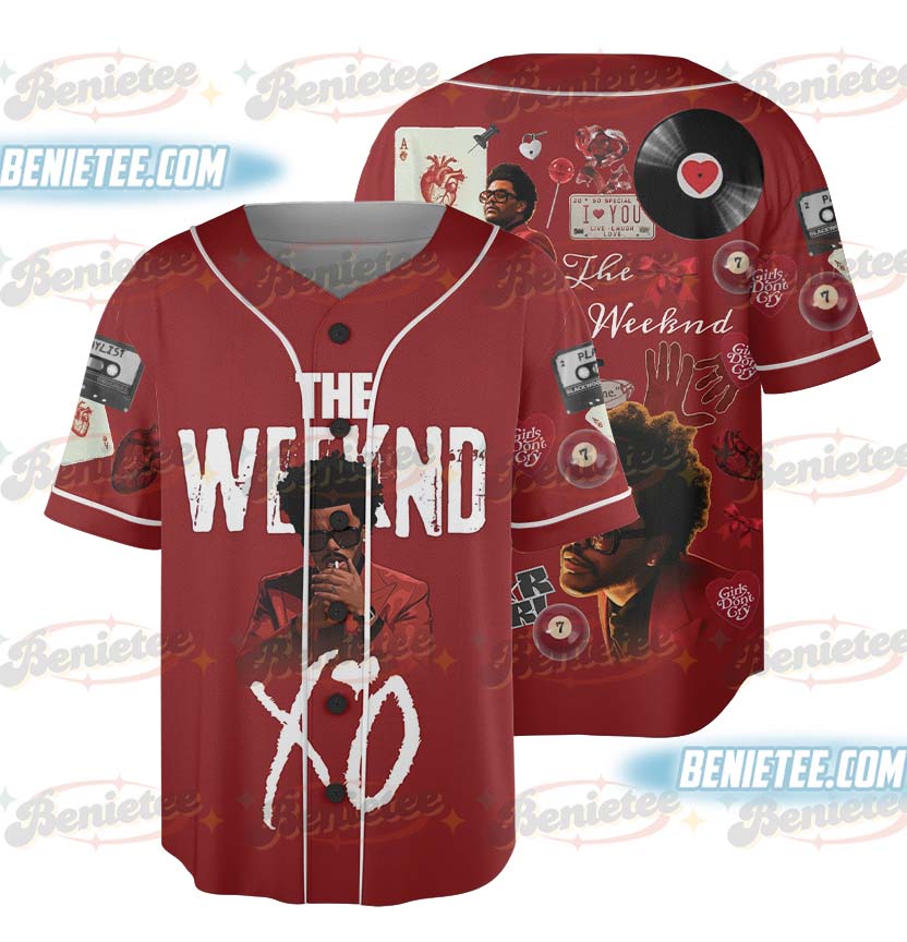 The Weeknd XO Logo Shirt Vintage Baseball Jersey