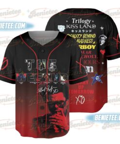 The Weeknd Middle Finger XO Tour 2025 Vintage Baseball Jersey