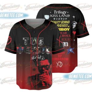 The Weeknd Middle Finger XO Tour 2025 Vintage Baseball Jersey