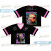 Chris Brown Concert Retro 2025 Jersey, Chris Brown Croptop Football Jersey