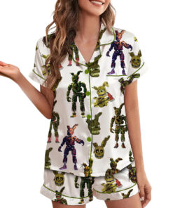 Alternative view of Limited Five Nights At Freddy's Vintage Pajamas Set Short