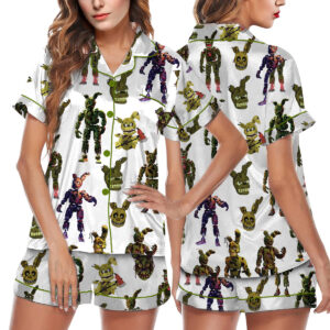 Limited Five Nights At Freddy's Vintage Pajamas Set Short