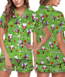 Tenna Deltarune Game Pajamas Set Short, It’s TV Time Meme PJM, Funny Tenna Fan Tee, DTG Video Game Shirt, Unisex Gamer Gift Shirt