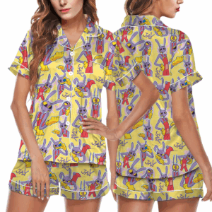 Limited Jax The Amaxing Digital Circus Vintage Pajamas Set Short