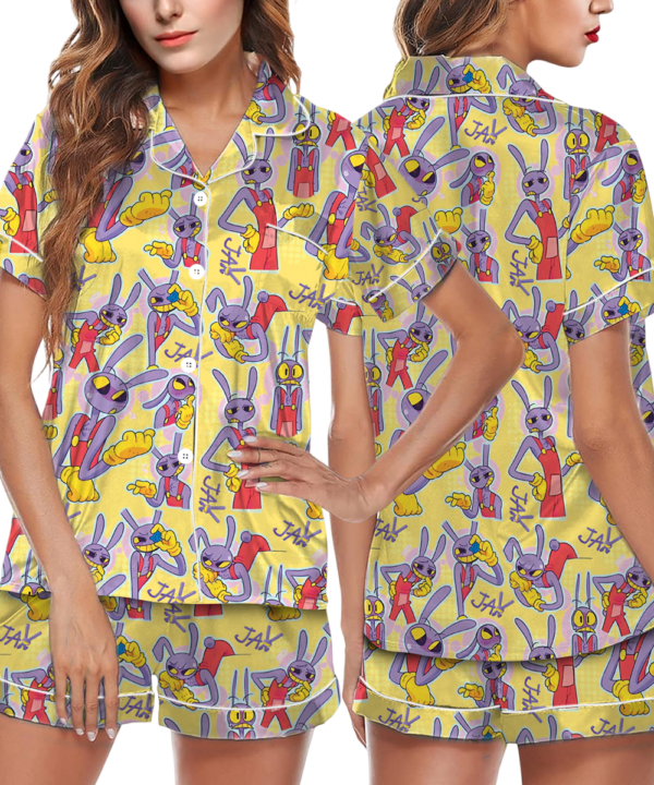 Limited Jax The Amaxing Digital Circus Vintage Pajamas Set Short