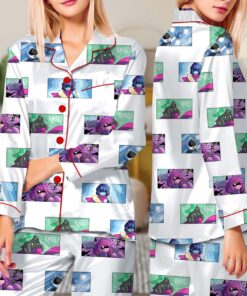 Deltarune Pixel Art Alpha Pajamas Set Long, Retro 8-Bit Style, Funny Gamer Gift, Geek Humor, Unisex Vintage Tee