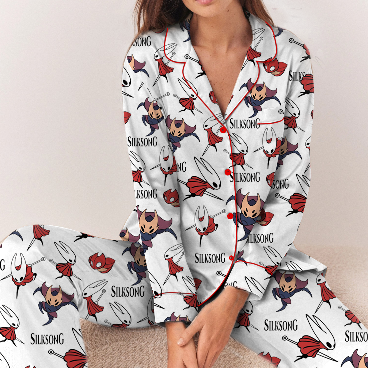 Hollow Knight Silksong Pajamas Set Long - Image 3