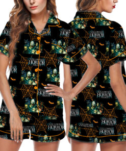 Halloween Horror Nights 2025 Terrifier Pajamas Set Short, Spooky PJM, Universal Horror Nights Cotton Apparel, Gift Ideas