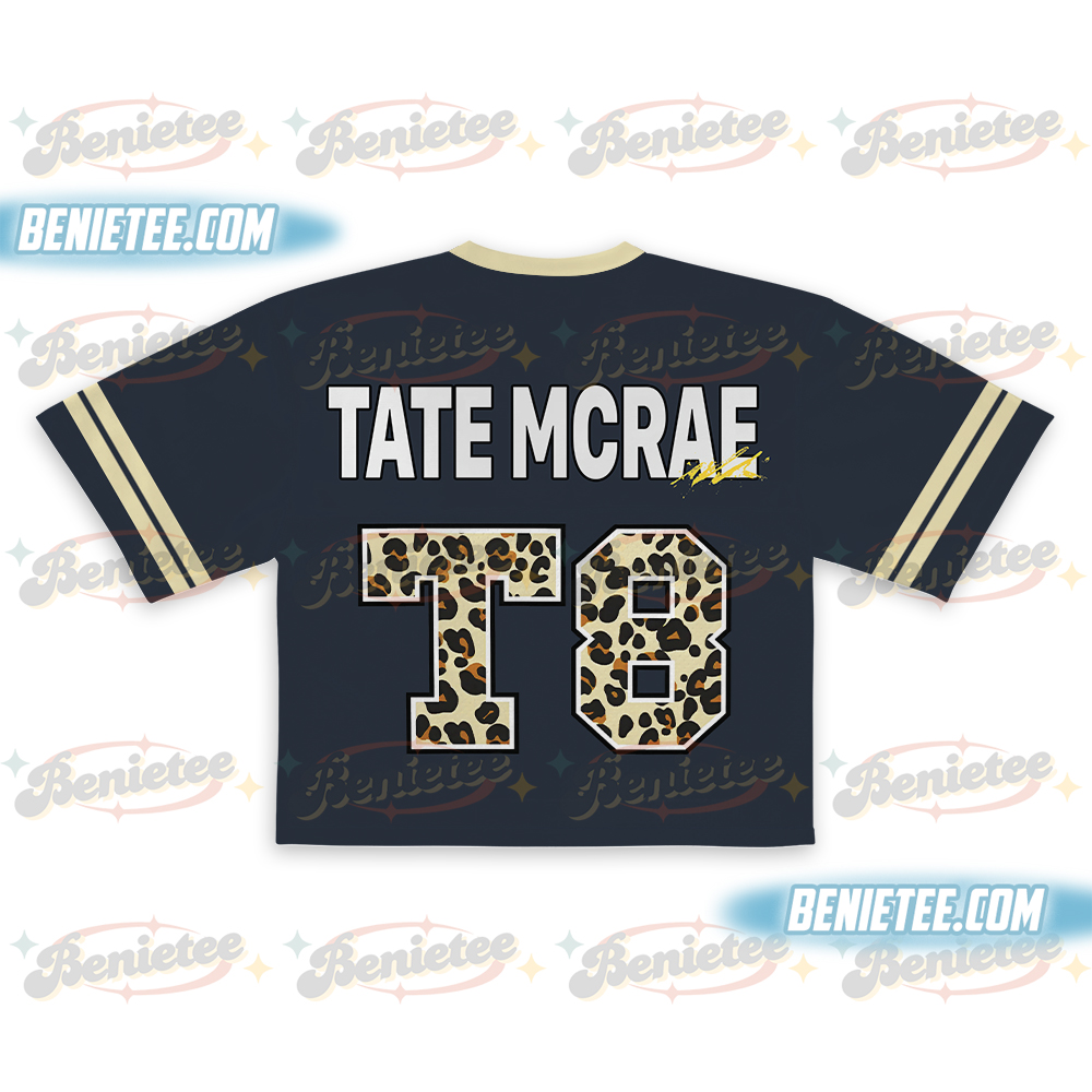 Tate McRae 2025 Concert Jersey, Miss Possessive Tour 2025 Crop top Football Jersey, Tate McRae Fan Gift Shirt, Tate McRae Merch, Tate McRae Graphic Tee - Image 3