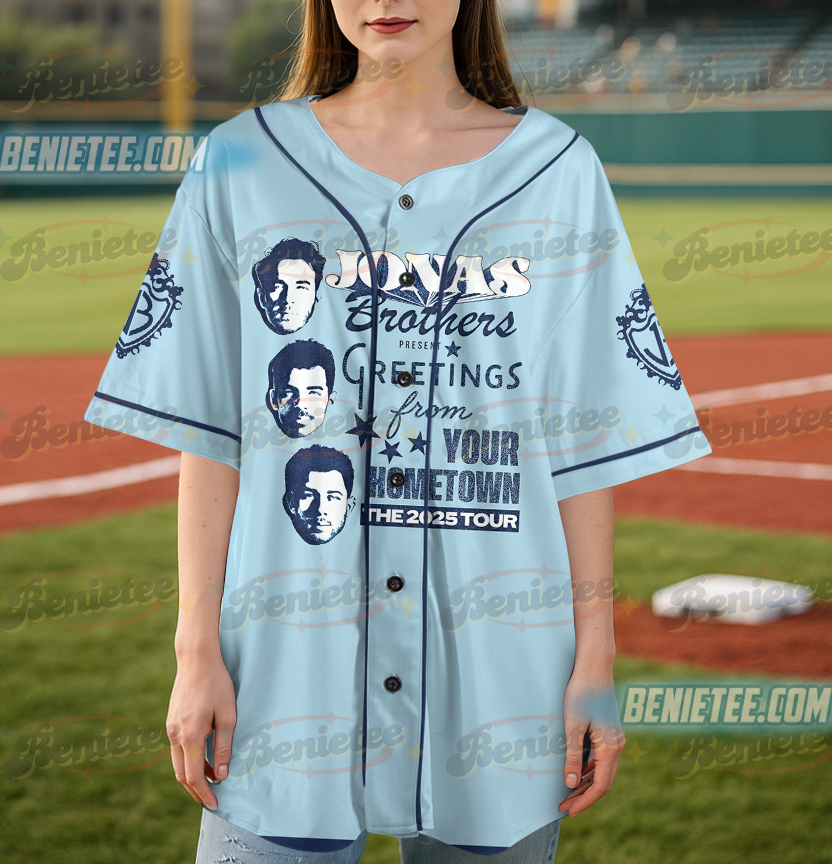 20th Anniversary Of Jonas Baseball Jersey, Living The Dream Tour 2025 Jersey, Jonas Fan Merchandise Shirt, Vintage Jonas Brothers Tee - Image 5