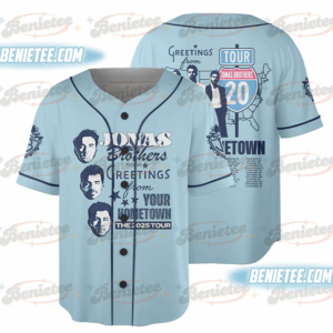 20th Anniversary Of Jonas Baseball Jersey, Living The Dream Tour 2025 Jersey, Jonas Fan Merchandise Shirt, Vintage Jonas Brothers Tee