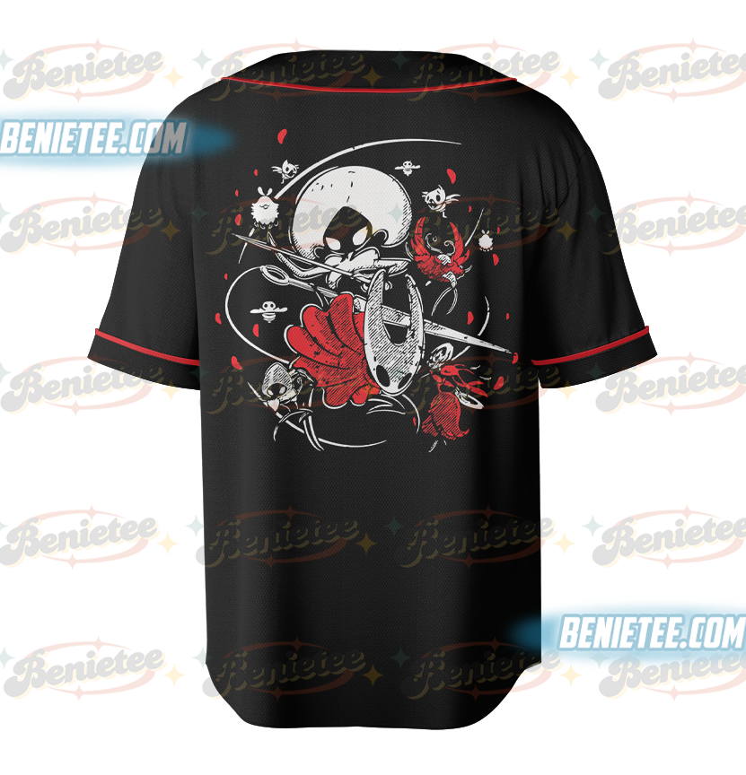 Hollow Knight Silksong Vintage Baseball Jersey, Hornet Silksong Jersey - Image 3