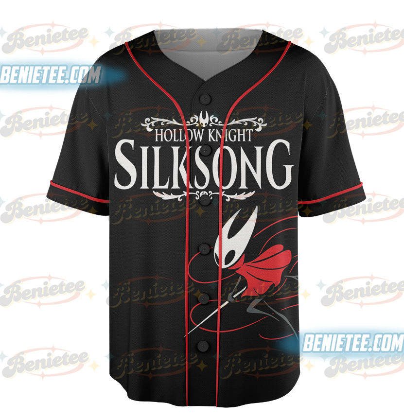 Hollow Knight Silksong Vintage Baseball Jersey, Hornet Silksong Jersey - Image 4