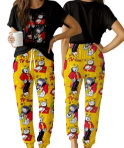 Tenna Deltarune Game Pajamas Set, It’s TV Time Meme Pajamas, Funny Tenna Fan Tee, DTG Video Game Shirt