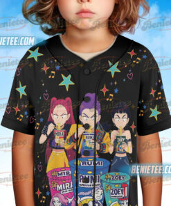 Alternative view of KPDH Ramyeon Baseball Jersey Shirt, Demon Hunter Movie Inspired Noodle Jersey, Cool Korea Inspired Apparel