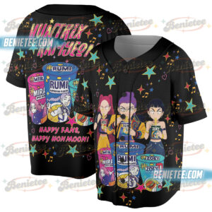 KPDH Ramyeon Baseball Jersey Shirt, Demon Hunter Movie Inspired Noodle Jersey, Cool Korea Inspired Apparel