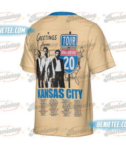 Alternative view of Vintage Style Jonas Brothers Concert Football Jersey