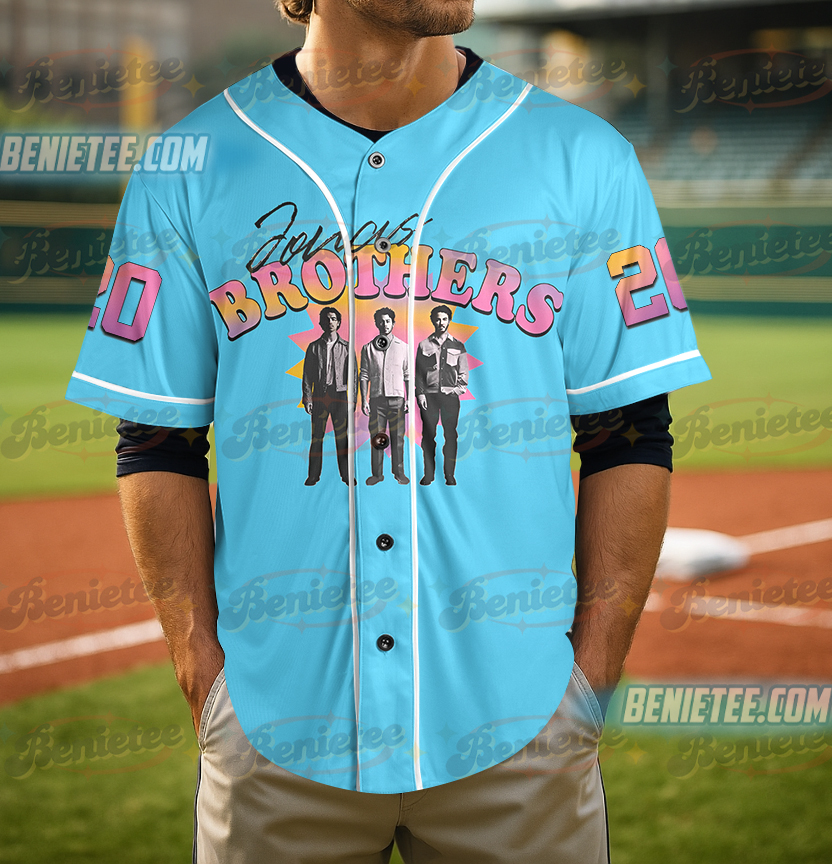 Albums 20th Anniversary Of Jonas Jersey, Living The Dream Tour 2025 Shirt, Jonas Brother Merch, Joe Jonas T-shirt - Image 2