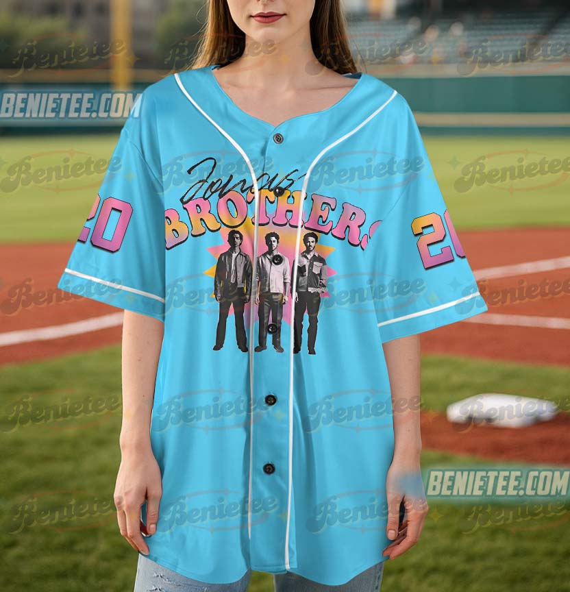 Albums 20th Anniversary Of Jonas Jersey, Living The Dream Tour 2025 Shirt, Jonas Brother Merch, Joe Jonas T-shirt - Image 4