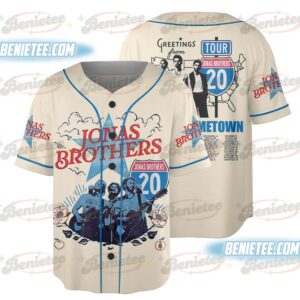 Jonas Bros 2025 Tour Baseball Jersey, Jonas 20 Anniversary Shirt, Nick, Joe, Kevin Jonas Shirt, Jonas Brothers Shirt