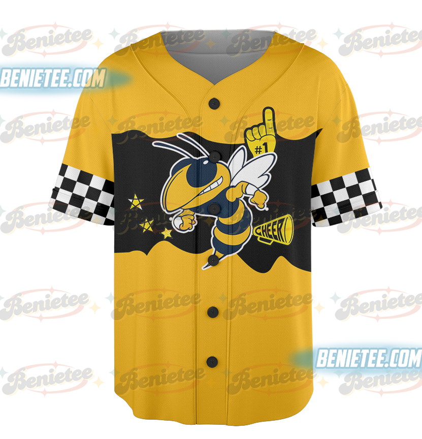 Custom Team Mascot Jersey, Custom Mascot School Checkerboard Spirit jersey, Game Day Shirt, Spirit Team Shirt, Checkerboard Cheer Mascot Tee - Image 2