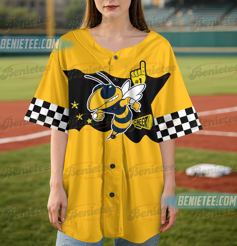 Custom Team Mascot Jersey, Custom Mascot School Checkerboard Spirit jersey, Game Day Shirt, Spirit Team Shirt, Checkerboard Cheer Mascot Tee - Image 4