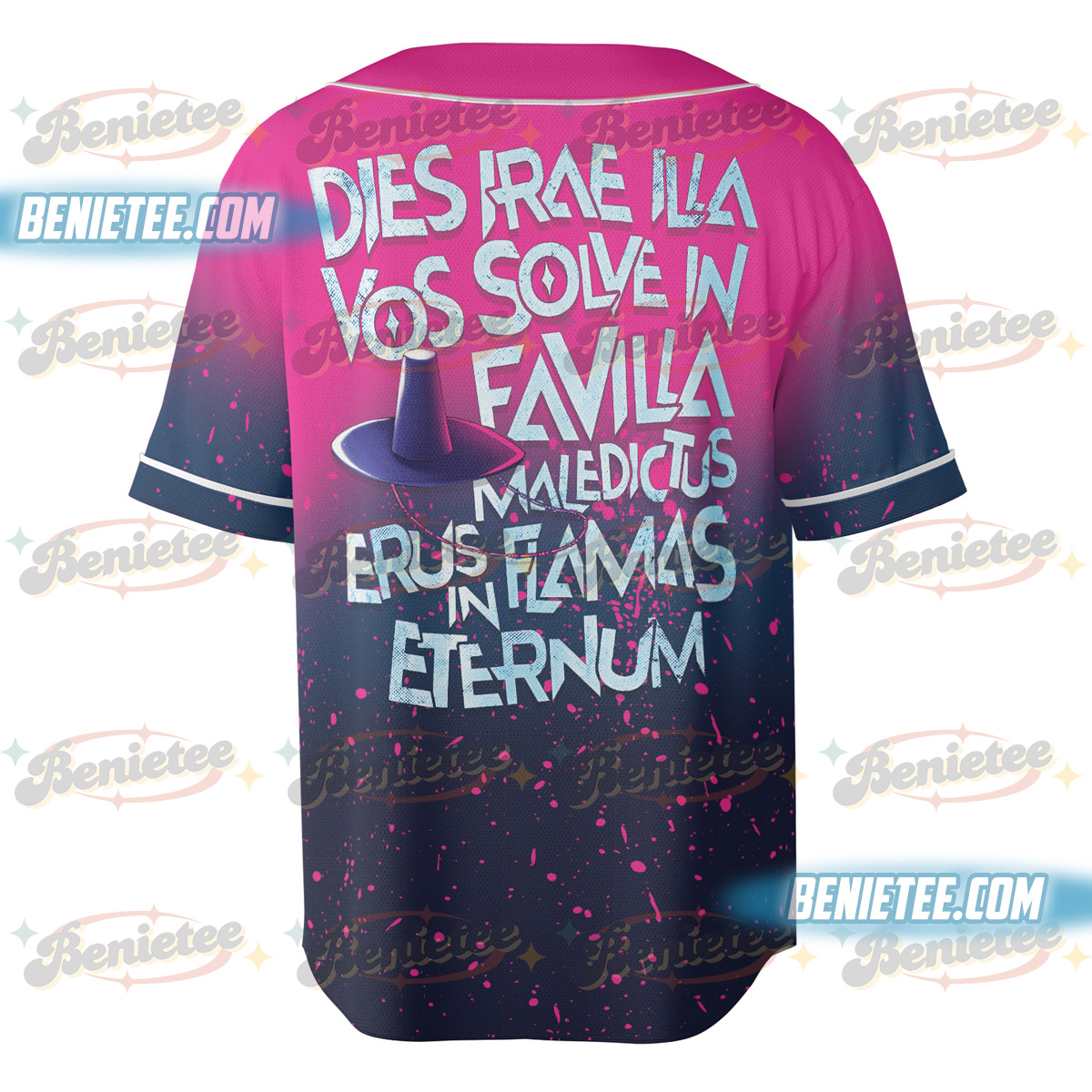 Kpop Demon Hunters Baseball Jersey, Jinu Dark version Jersey - Image 2