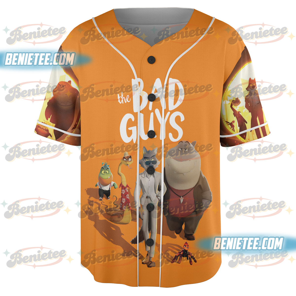 The Bad Guys Movie Baseball Jersey - Image 5