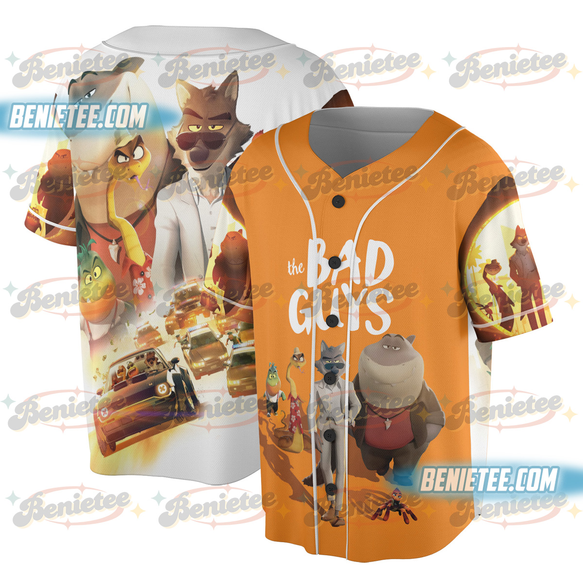 The Bad Guys Movie Baseball Jersey - Image 6
