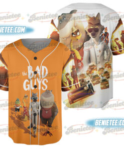 The Bad Guys Movie Baseball Jersey