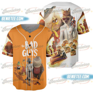The Bad Guys Movie Baseball Jersey