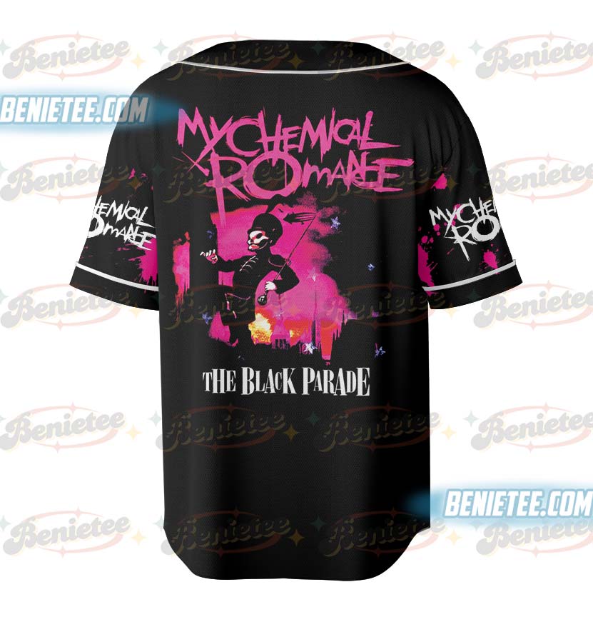 My Chemical Romance Baseball Jersey, 2025 Black Parade Tour MCR Band - Image 3
