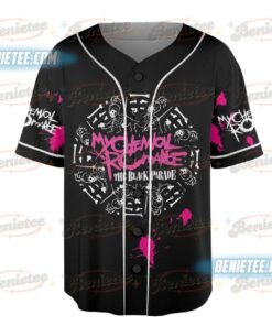 Alternative view of My Chemical Romance Baseball Jersey, 2025 Black Parade Tour MCR Band