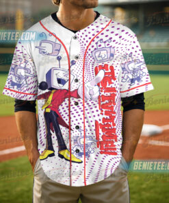 Alternative view of Tenna Deltarune Game Baseball Jersey, It’s TV Time Meme T-Shirt, Funny Tenna Fan Tee, DTG Video Game Shirt