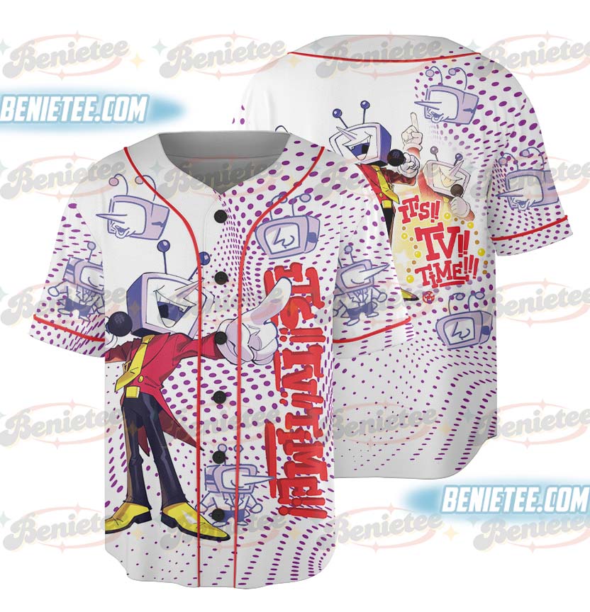 Tenna Deltarune Game Baseball Jersey, It’s TV Time Meme T-Shirt, Funny Tenna Fan Tee, DTG Video Game Shirt