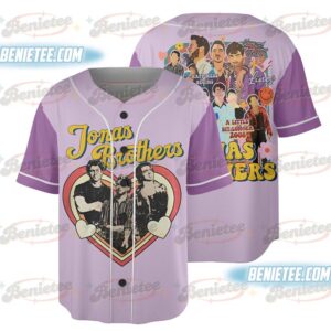 Jonas Bros 20th Annivesary Tour 2025 Baseball Jersey, Vintage Jonas Brothers Shirt, Retro 90s Tee